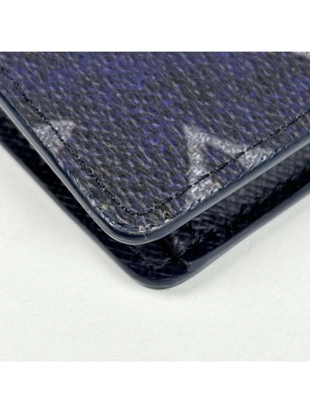 Louis Vuitton Portefeuille Brazza NM Wallet Monogram Bleached Navy